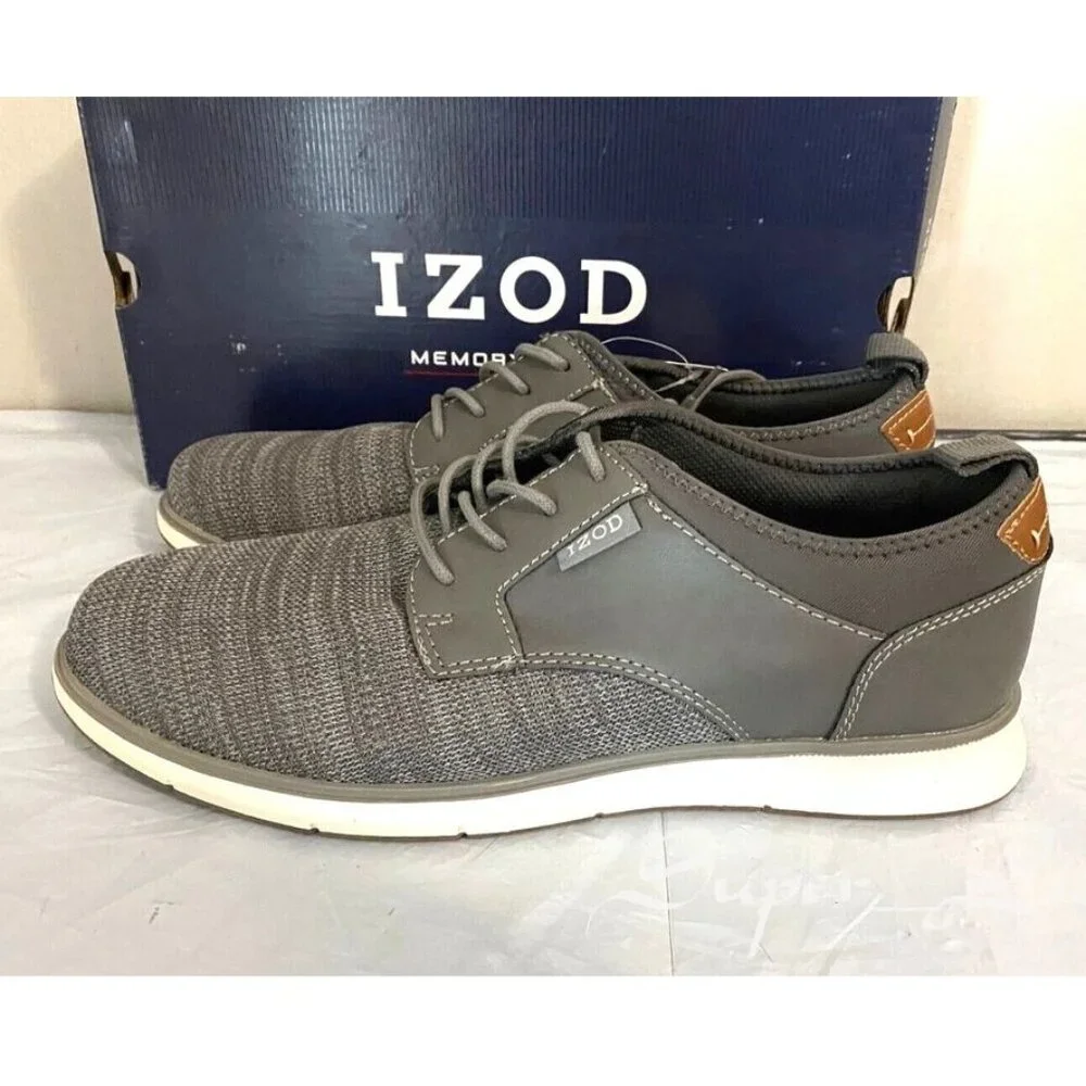 NEW IZOD Men's Drift Casual Memory Foam Oxford Shoes - Picture 3 of 7